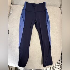 Lululemon navy and Blue Leggings